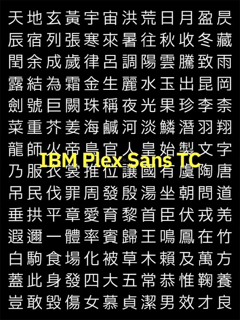 IBM Plex ֶ֧ԿԴ